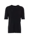 Thom Krom Slim Crew Neck T-shirt In Black