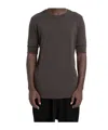 Thom Krom Worked Short-sleeve T-shirt In Brown