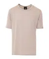 Thom Krom Crew-neck Elasticated T-shirt In Pink
