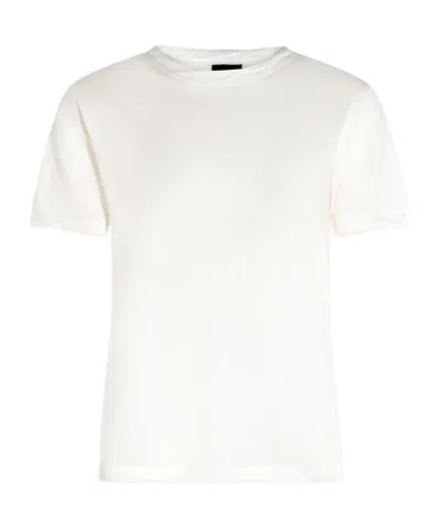 Thom Krom Fitted Short-sleeve T-shirt In White