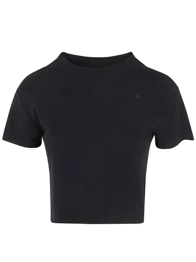 Thom Krom Crop T-shirt In Black