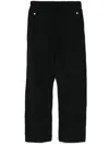 Thom Krom Cropped Trousers In Schwarz