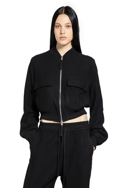 THOM KROM CROPPED WOOL FELT BOMBER