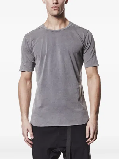 Thom Krom Curved-seam Cotton T-shirt In Gray