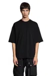 Thom Krom Stretch Cotton Modal Graphic T-shirt In Black