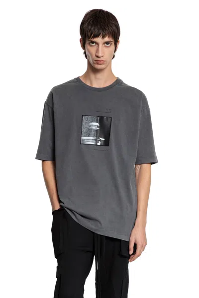 Thom Krom Graphic-print Crew-neck T-shirt In Gray
