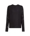 Thom Krom Destroyed Effect Sweater In Black