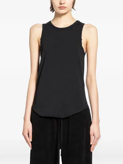Thom Krom Distressed Tank Top In Black