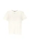 Thom Krom Distressed T-shirt In Yellow