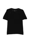 Thom Krom Distressed-effect T-shirt In Black