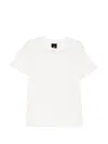Thom Krom Distressed-effect T-shirt In White