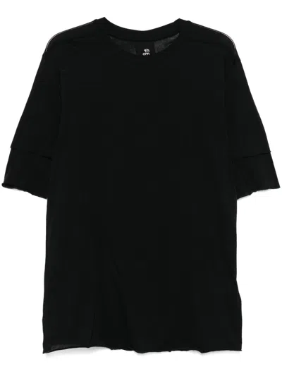 Thom Krom Double-sleeve T-shirt In Black