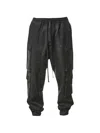 Thom Krom Drawstring Cargo Pants In Black