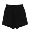 Thom Krom Drawstring Multiple-pocket Shorts In Black
