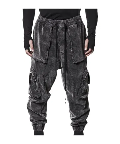 Thom Krom Drawstring Casual Pants In Gray