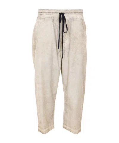 Thom Krom Drawstring Casual Pants In Neutral