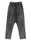 Thom Krom Drawstring Corduroy Trousers In Gray
