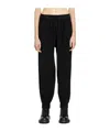 Thom Krom Drawstring Cuffed-hem Track Pants In Black