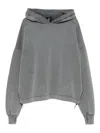 Thom Krom Drawstring-hem Hoodie In Gray