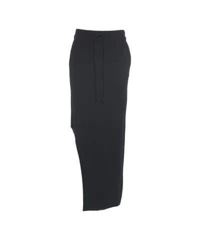 Thom Krom Drawstring Midi Skirt In Black
