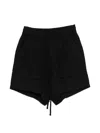 Thom Krom Drawstring Multiple-pocket Shorts In Black