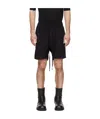Thom Krom Drawstring Multiple-pocket Shorts In Black