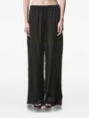Thom Krom Drawstring Pants In Black