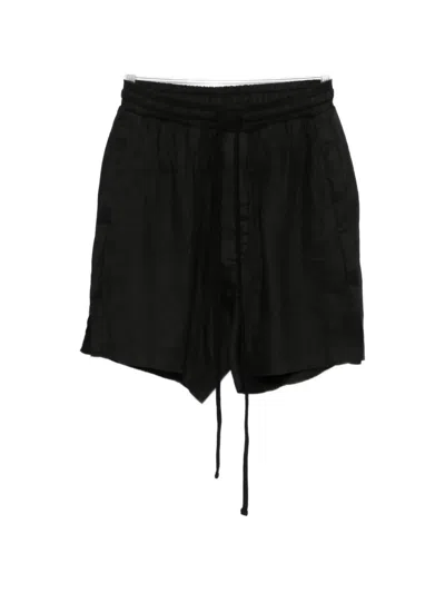 Thom Krom Drawstring Shorts In Black