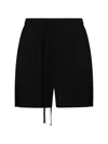 Thom Krom Drawstring Shorts In Black