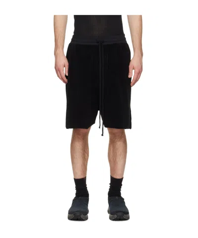Thom Krom Drawstring Shorts In Black