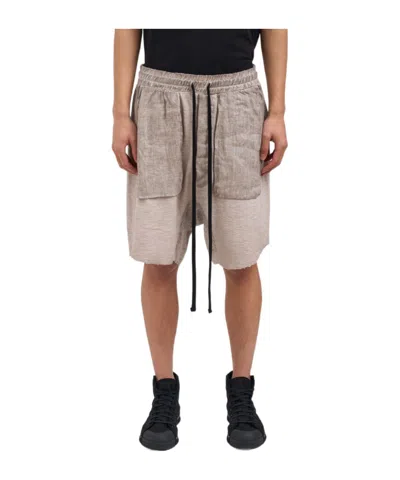 Thom Krom Drawstring Shorts In Neutral