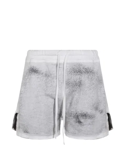 THOM KROM DRAWSTRING SPLIT SHORTS