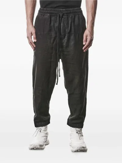 Thom Krom Drawstring Straight-leg Trousers In Multi