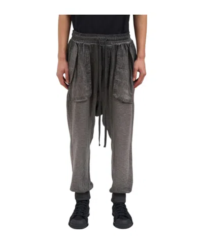Thom Krom Drawstring Sweatpants In Gray
