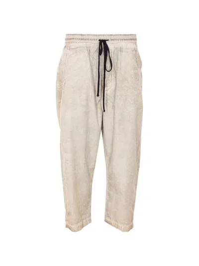 Thom Krom Drawstring Sweatpants In Neutral