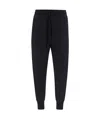 Thom Krom Drawstring Tapered Trousers In Black
