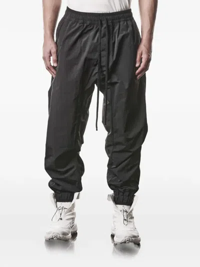 Thom Krom Drawstring Trousers In Black