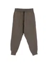 Thom Krom Drawstring Trousers In Green