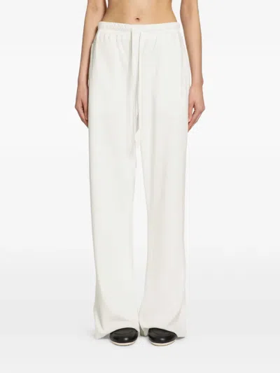 Thom Krom Drawstring-waist Track Pants In White