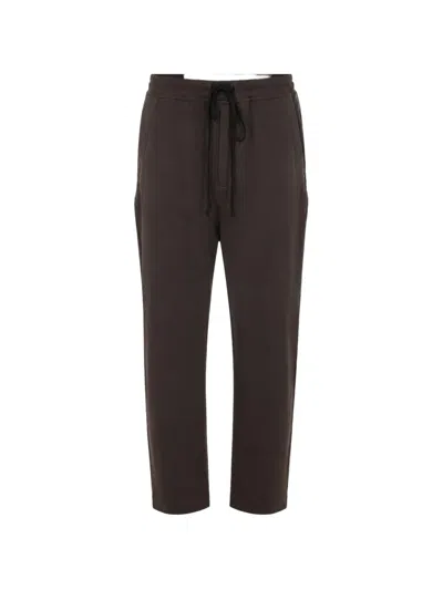 Thom Krom Drawstring-waist Track Pants In Brown
