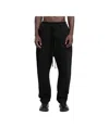 Thom Krom Drop Crotch Drawstring Pants In Black