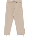 Thom Krom Drop-crotch Sweat Trousers In Neutrals