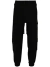 Thom Krom Drop-crotch Panelled Track Pants In Black
