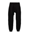 Thom Krom Drop-crotch Tapered-leg Trousers In Black