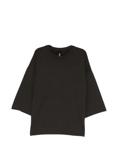Thom Krom Drop-shoulder Short-sleeve T-shirt In Brown