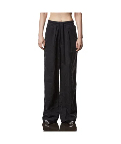 Thom Krom Elastic Waist Casual Pants In Black