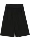 Thom Krom Elastic-waist Shorts In Black