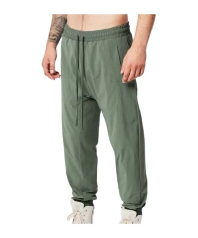 Thom Krom Elastic Waist Sweatpants In Green
