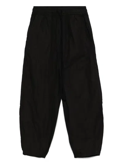 Thom Krom Elasticated-waist Trousers In Black