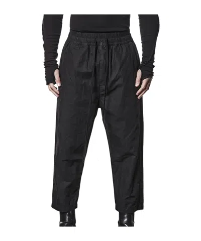 Thom Krom Elasticated-waistband Trousers In Black
